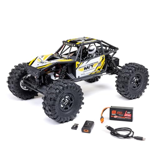Axial RC Truck UTB18 Capra 4WS 1/18th 4x4 RTR (Comes with Everything Needed to Run), Yellow, AXI-1750T2
