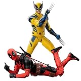 LonullyMege Wolverine and Dead Full Set 2-Pack Action Figure 7 inch 1/10 Scale Legends Series Collectable Toys with Lots of Accessories Gift(Wolverine & Dead)