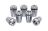 Accusize Industrial Tools 7 Pc Er-11 Collet Set, Range from 1/32'' to 1/4'', 0223-0735