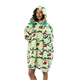 Hello Kitty & Friends Christmas Character Stockings Green Hoodie Wearable BlanketOSFA