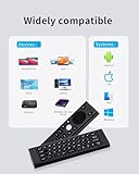 iPazzPort PC Remote Control,2.4G & Bluetooth Air Mouse Remote with Keyboard,Accurate and Precise Positioning Air Mouse for PC, Nvidia, Laptop, PC with IR Learning, Aluminum Alloy Case, Type-C