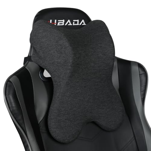 RaoRanDang Car Neck Pillow for Driving Gaming Chair Headrest Pillow Office Chair Neck Pillow Ergonomic Design Double Straps Design Suitable for Different Heights