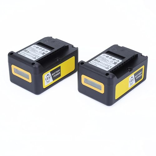 LUJENAN 2Packs 18V 5.0 Ah Replacement Lithium-Ion Battery Packs Compatible with Kärcher 18Volt Cordless Power Tools Chargers 24450350