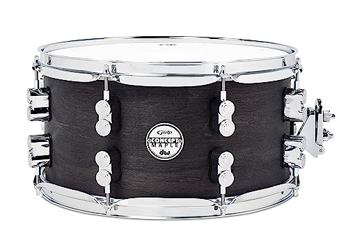 PDP By DW Black Wax Maple Snare Drum 7x13