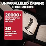 FREESOO Black Beige Car Seat Covers Full Set - Faux Nappa Leather Seat Covers for Cars, Luxury Breathable Waterproof Front Seats with Lumbar Support and Back Seat Cover, Fit for Sedans SUVs Pick-ups