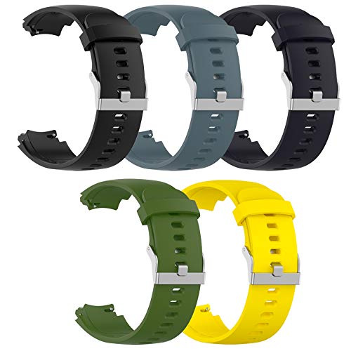 QGHXO Band for Amazfit Verge, Soft Silicone Replacement Band for Amazfit Verge lite Smartwatch (No Tracker, Replacement Bands Only)