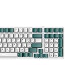 MagiDeal Russian Mechanical Keyboard RGB 98% Allocation Ergonomics Type C Interface for Gamer, Style C