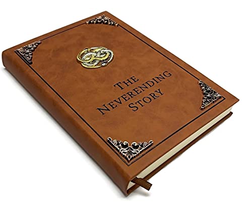 The Neverending Story Book Auryn Bastian Atreyu Replica Novel Brown