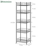 Soda Can Organizer for Pantry 5 Tier Water Bottle Organizer Holder for Tumbler Travel Mug Cup, Freestanding Bathroom Towel Storage Shelves for Pantry Kitchen Laundry Room Organization