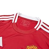 adidas Manchester United Men’s Stadium Home Jersey 2024/25 (US, Alpha, Medium, Regular, Regular, Red)