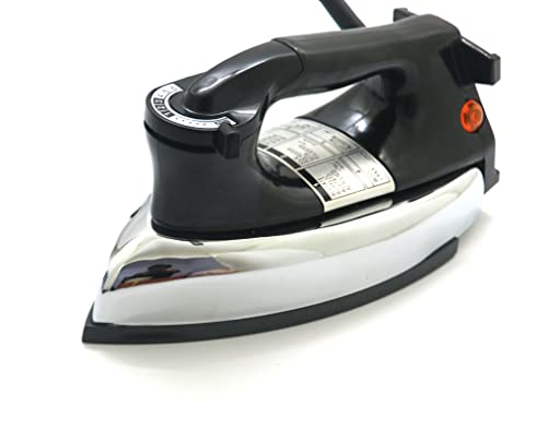 VITASUNHOW Heavyweight Dry Iron, No Steame No Holes, 9 Ft Cord, Non-Stick Soleplate, Overheat Safety Protection, Professional Electric Iron Use for Clothes Household and Many Industrial