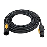 Toronce 10Feet Professional Compatible powerCON True1 Male to Female Power True 14WAG Extension Cable(10-Ft, 1 Pack)