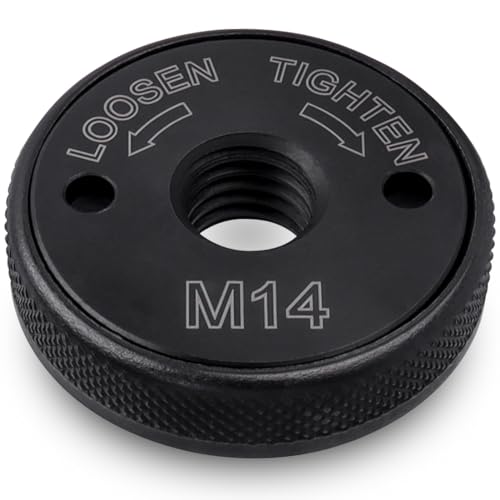 Yakamoz M14 Angle Grinder Locking Nut - Quick Change Flange Nut Replacement for Angle Grinder Spindle