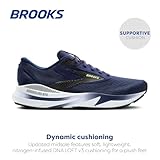 Brooks Men’s Adrenaline GTS 24 Supportive Running Shoe - Peacoat/Black/Sharp Green - 10 Wide