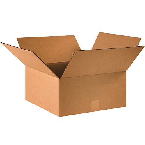 AVIDITI 15 x 15 x 7 Corrugated Cardboard Boxes, Medium 15"L x 15"W x 7"H, Pack of 25 | Shipping, Packaging, Moving, Storage Box for Home or Business, Strong Wholesale Bulk Boxes