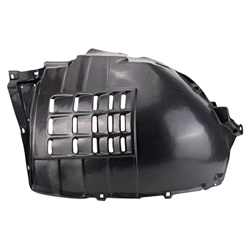 TRQ Front Left Forward Inner Fender Liner Black Drivers Side Compatible with 2009-2012 INFINITI FX35 2013 FX37 2009-2013 FX50 IN1248117