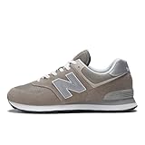 New Balance Men's 574 Core Sneaker, Grey/White, 9.5