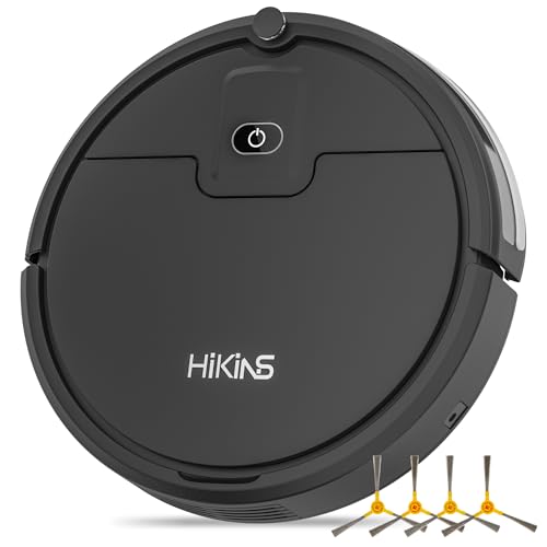 Robotic Vacuums, 2900Pa Powerful Suction Robot Vacuum Cleaner, Tangle Free Robotic Vacuums Good for Pet Hair Hard Floor,Quiet, Self-Charging, Anit-Drop Floor Sweeper Robo
