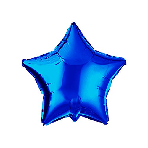 Blue Star Balloon 18 Inches Foil Balloons Mylar Helium Balloons for Birthday Party Wedding Baby Shower Decorations, Pack of 20