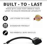 Grill Rescue BBQ Replaceable Scraper Cleaning Head, [Rescue-Upgraded], Bristle Free, Durable and Unique Scraper Tools for Cast Iron or Stainless-Steel Grates, Barbecue Cleaner (Rescue Pro)