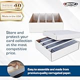 BCW Monster Box - 5ct Trading Card Storage Box | Holds 3200 Cards | Sports & Trading Card Storage