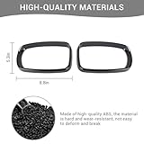 PDKLIN for Charger Side Mirror Rain Visor Eyebrow Guards Covers Trim for Dodge Charger 2011-2023 Black Exterior Accessories 2pcs