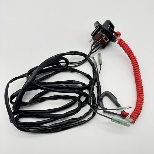 Replace OEM Kill Tether stop Switch Assembly 87-19674A1 for Mercury Outboard lanyard dual/twin