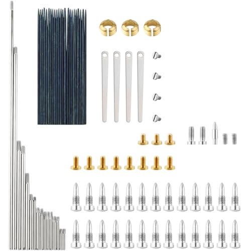 Alto Saxophone Repair Kit,92 Pcs Alto Saxophone Repair Parts Replacement Tools Set,Woodwind Musical Instrument Maintenance Replacement Accessories