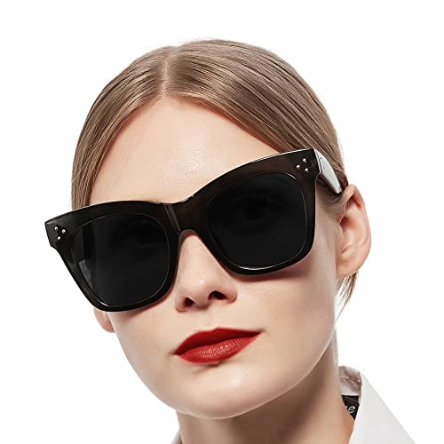 WEMOOTANTS Oversized Reading Sunglasses Women 2.0 Cat Eye Reading Glasses UV Protection Stylish 1.0 1.25 1.5 1.75 2.0 2.25 2.5 2.75 3.0 Black 2.00