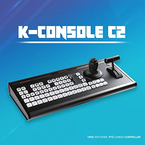 KONOVA vMix Switcher Control Console for Live Broadcast 4K Virtual Studio Video Recording (vMix Console with vMix Pro)