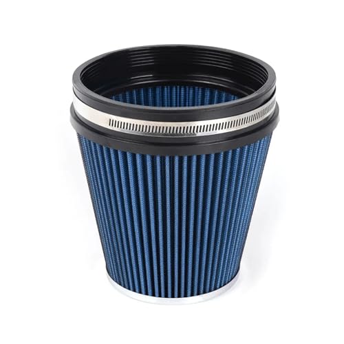 152mm Car High Flow Cold Air Intake Air Filter Power Inlet System Mushroom Head Air Cleaner 6 inch Universal(Blue)