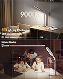 LEPOWER Bright LED Desk Lamp - 900LM 24W Touch Control Desk Light with Dual USB Charging Ports, Eye-Caring Table Light with 50 Dimmable Lighting Modes & 3 Modes Timer for Home, Office, Study, Dorm