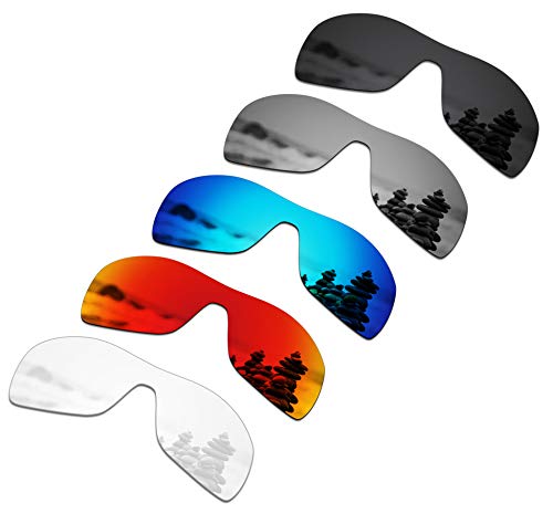 SmartVLT Set of 5 Men's Replacement Lenses for Oakley Antix Sunglass Combo Pack S01