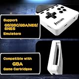 Retro Cartridge Game Console, 40 Built-in Piko Games, GBA Cartridge Handheld (White)