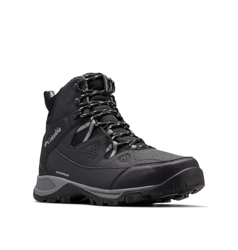 Columbia Mens Liftop III Waterproof Snow Boot, Black/Titanium Grey Steel, 11