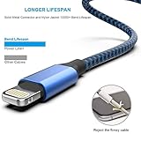 [Apple MFi Certified] 6Pack 3/3/6/6/6/10 FT iPhone Charger Nylon Braided Fast Charging Lightning Cable Compatible iPhone 14 Pro/13 mini/13/12/11 Pro MAX/XR/XS/8/7/Plus/6S/SE/iPad