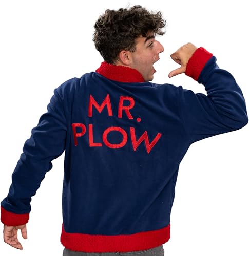 Homey Yellow Cartoon Character TV Show Funny Mr. Plow Halloween Costume Jacket