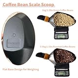 CAFEMASY Coffee Bean Shovel Scoop Coffee Beans Filling Scooper Plastic Coffee Bean Measuring Scoop