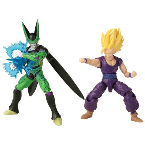 Dragon Stars Series - Dragon Ball Super - Super Saiyan 2 Gohan vs. Cell Battle Pack Action Figure Set