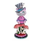 Kurt Adler HA0573 15" Hollywood Cheshire Cat Nutcracker, Multicolor