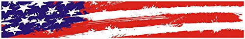 24" Vinyl Trim USA American Flag Strip Sticker Decals Hood Bumper car Bike