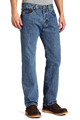 Levi's Men's 501 Original Fit Jeans (Also Available in Big & Tall), Medium Stonewash, 35W x 32L