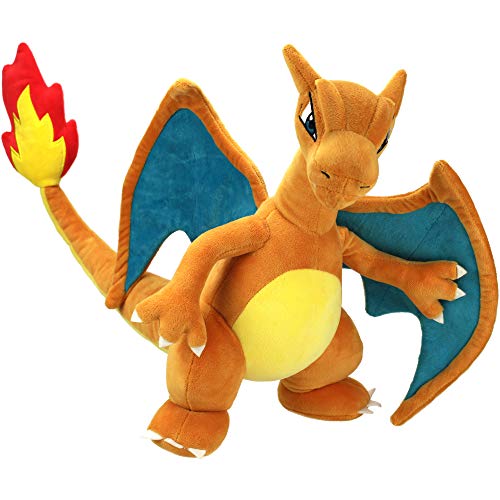 Pokémon 12" Large Charizard Plush - Officially Licensed - Charmander Evolution - Authentic Soft Stuffed Animal Toy Figure - Gift for Kids, Boys, Girls - 2+
