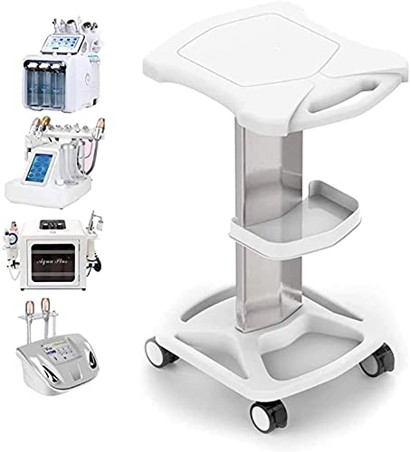 Salon Trolley Cart, Aluminum Mobile Trolley Stand Medical Rolling Carts for Ultrasonic Cavitation RF Machine Manicure Spa Shelf (Type 1)