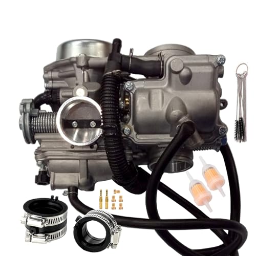 SVKZGFZ Carburetor for Honda Shadow ACE 750 VT750C VT750CD 1998-2003, Shadow Spirit 750 VT750DC 2001-2007 VT750C2 2007 Replace #16100-MBA-980 (with Intake Manifold + Brush Set)
