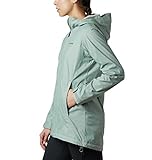 Columbia Women's Plus Size Switchback Long Jacket, Light Lichen/Cool Green Lining, 1X