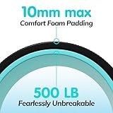 Furnhome Back Roller - Back Wheel for Deep Tissue Massage,Yoga Wheel for Back Pain & Stretching- Comfy Deep Tissue Massage Roller for Back（3-Pack）