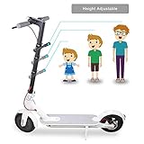 GLDYTIMES Scooter Kids Handle Grip Bar Compatible for Ninebot MAX ES/Xiaomi M365 Pro/Gotrax/Hover-1 Electric Scooter Kids Handrail Safe Handle Adjustable Grips Bar with Warning Light