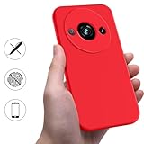 HWPIVOX Case for Xiaomi Redmi A3x 4G, Silicone Protective Phone Case for Xiaomi Redmi A3x 4G with Silicone Lanyard, Slim Thin Soft Shockproof Cover for Xiaomi Redmi A3x 4G Silicone Case