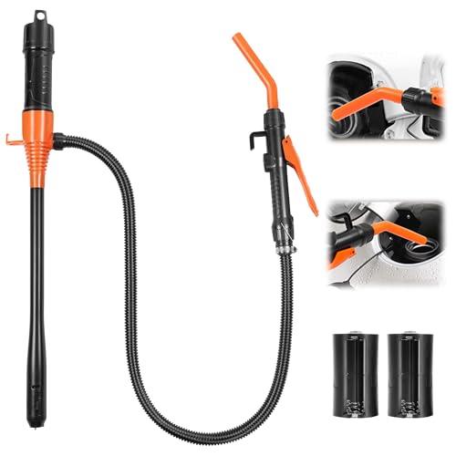 Portable Power Battery Pump, Battery Powered Siphon Fuel Transfer Pump, Universal Fit for Gasoline, Car, Portable Fuel Transfer Pump,Mechanical Fuel Pump